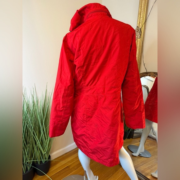Eddie Bauer Women's 2 in 1 Coat/Raincoat with Removable Quilted Lining Red TXL - Picture 3 of 13